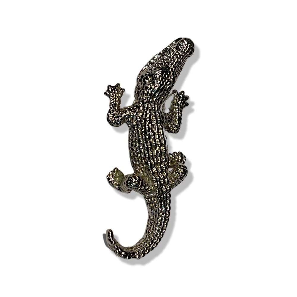 CARLA sterling silver Aligator brooch/pin